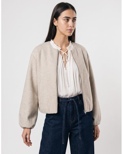 Vero Moda White Jacket Vmchloe Ls Bomber Jacket