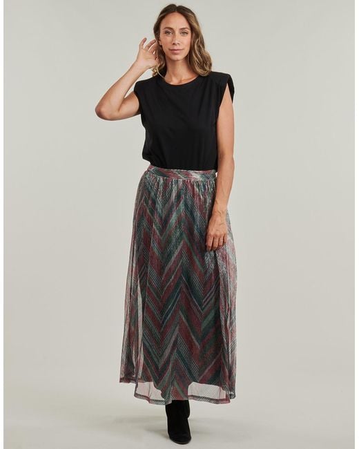 ONLY Gray Long Skirts Onlbianca