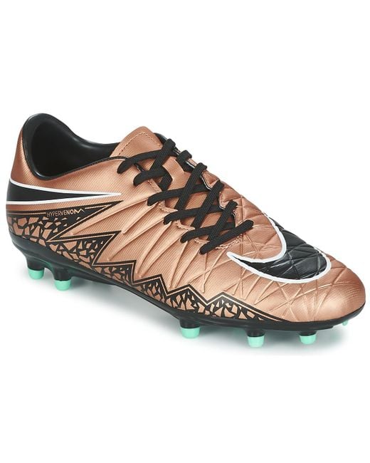Nike Brown Hypervenom Phelon Ii Fg Football Boots