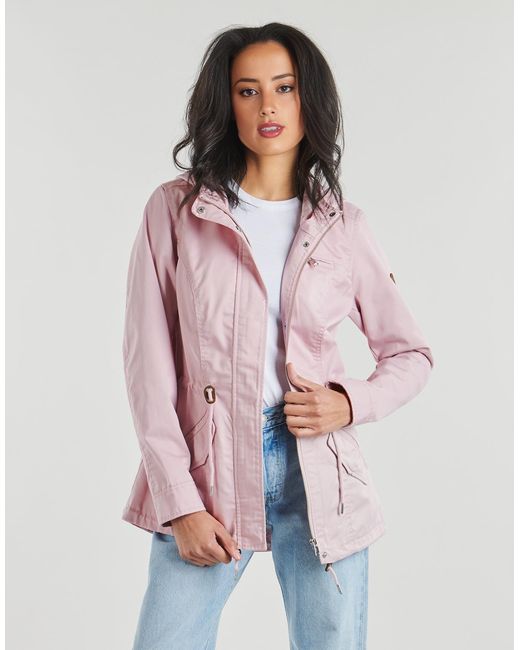 ONLY Pink Parka Onllorca
