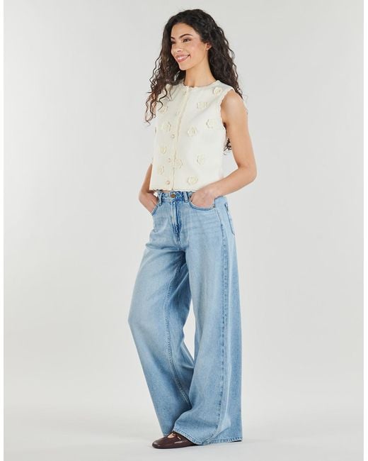 Morgan White Cardigans Mfleur