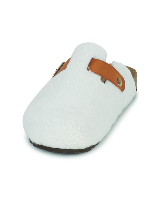 Casual Attitude White New006 Slippers for men