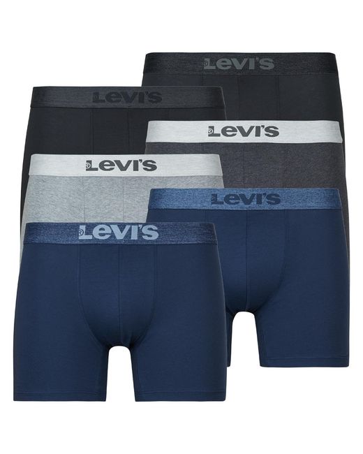 Levi's Blue Boxer Shorts Mel Wb Boxer Pack De 6 for men