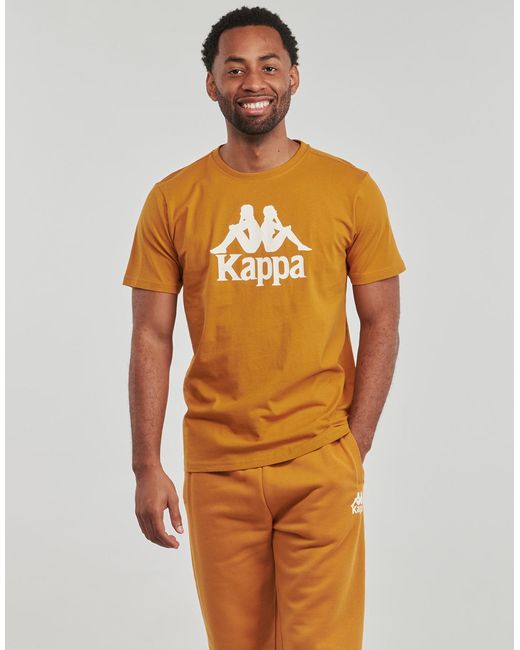 Kappa Yellow T Shirt Estessi 3 Organic for men