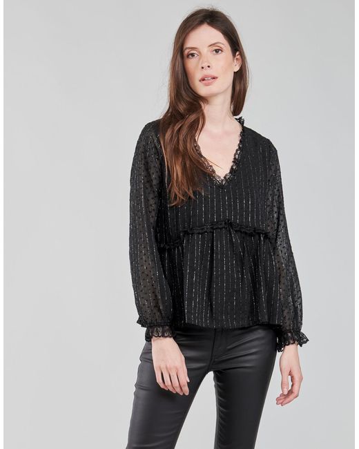 Moony Mood Black Pabbenant Blouse