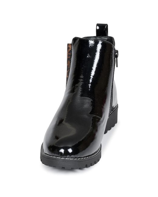 Moony Mood Black Mid Boots Jenna