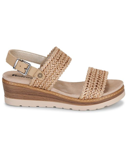 Refresh Metallic Wedge Sandals 175203