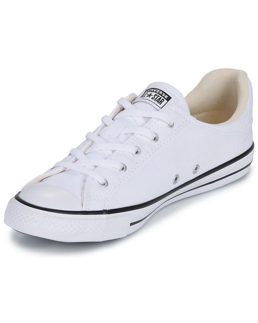 Converse White Shoes (trainers) Chuck Taylor All Star Dainty Lucky