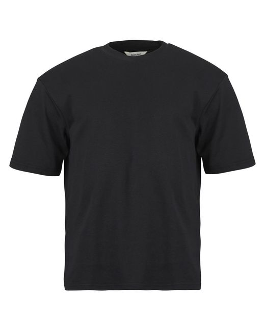 SELECTED Black T Shirt Slhlooseoscar Ss O-neck Tee for men