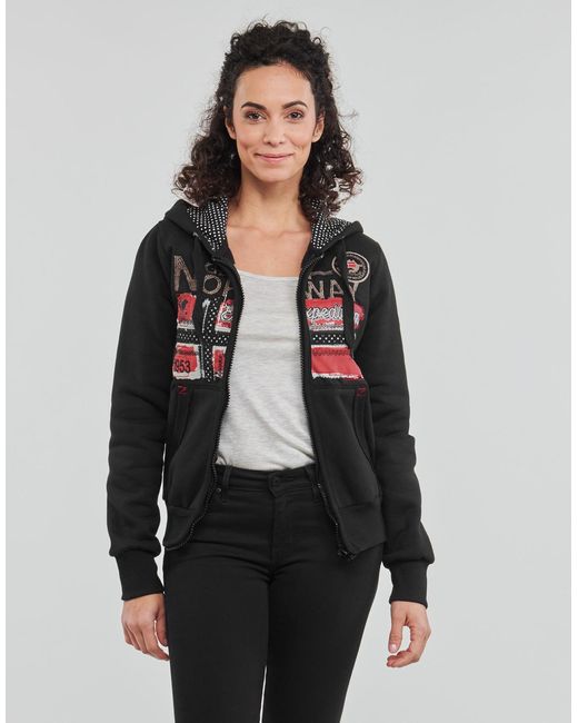 GEOGRAPHICAL NORWAY Black Farlotte Sweatshirt