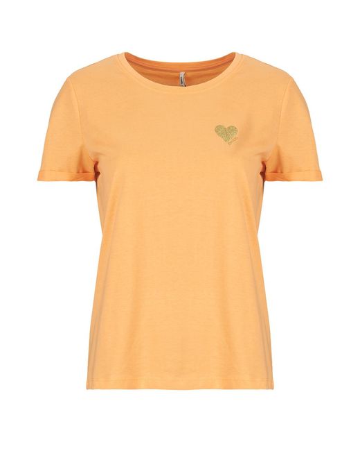 ONLY Orange T Shirt Onlkita Life