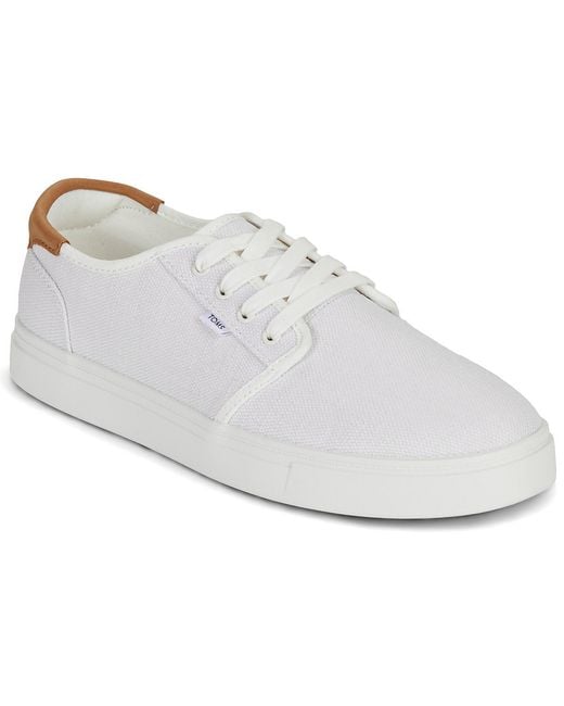 TOMS White Shoes (trainers) Carlo for men