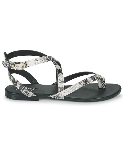 Betty London Black Heeled Sandals Opalace