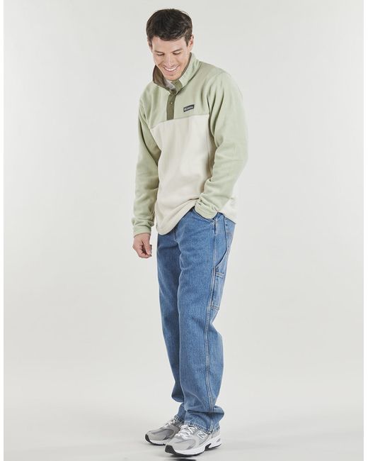 Columbia Green Fleece Jacket Steens Mountain Half Snap Ii for men