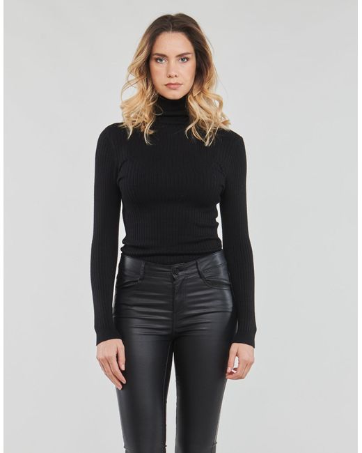 ONLY Black Sweater Onlkarol L/s Rollneck Pullover Knt Noos
