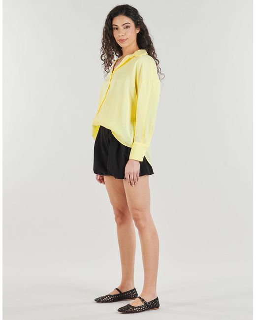 ONLY Yellow Shirt Onlzazima L/s Loose