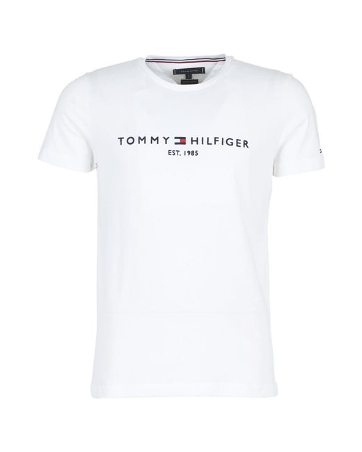 Tommy Hilfiger Logo White T-shirt for men