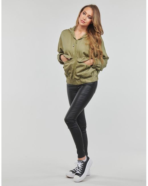 ONLY Green Jacket Onlkenya Life Utility Hood Jacket