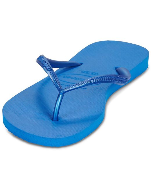 Havaianas Blue Flip Flops / Sandals (shoes) Slim