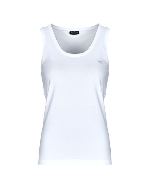 Emporio Armani Blue Tops / Sleeveless T-shirts Tank