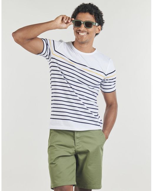 Armor Lux White T Shirt Remp for men