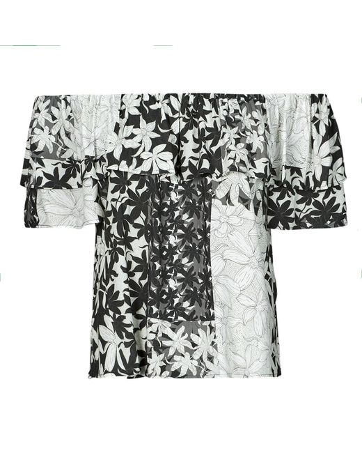 Desigual Black Blouse Blus_anaïs