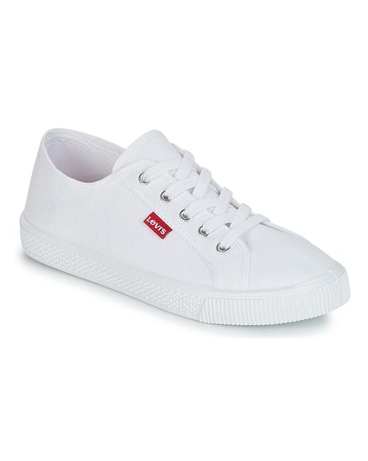 Levi's White Levis Malibu Beach S Shoes (trainers)