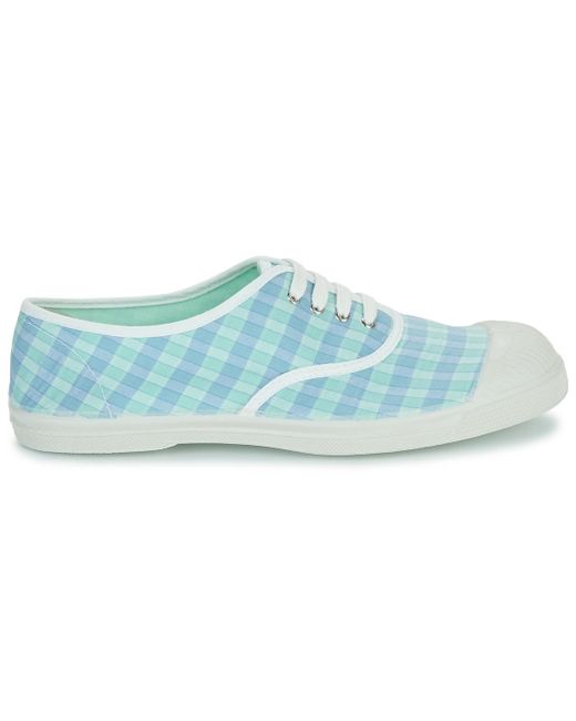 Bensimon Blue Shoes (trainers) Summer Checks