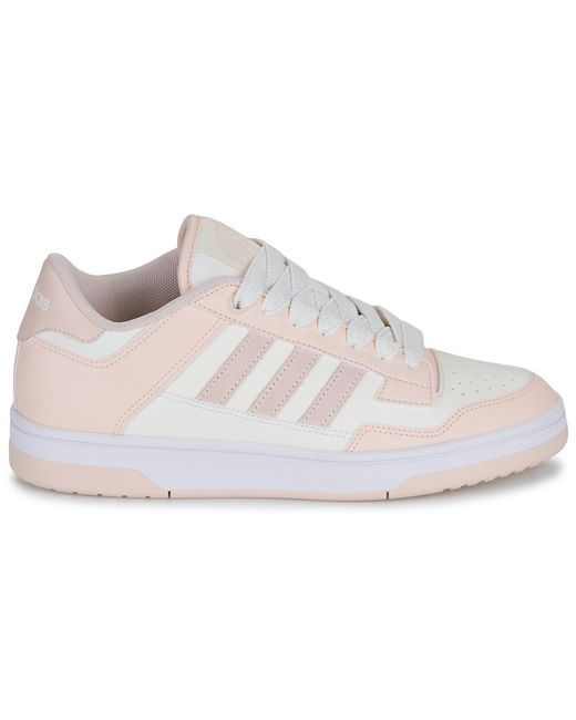 Adidas White Shoes (trainers) Rapid Court Low W