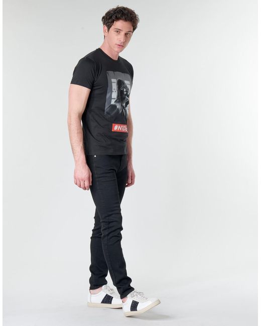 Yurban Black T Shirt Star Wars N1 Dad for men