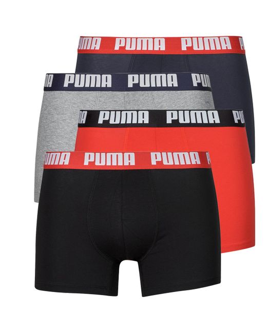 PUMA Black Boxer Shorts Boxer X4 for men