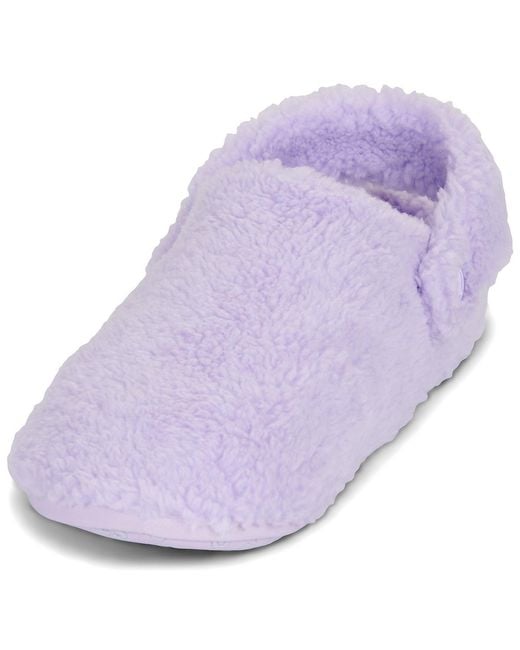 CROCSTM Purple Flip Flops Classic Cozzzy Slipper
