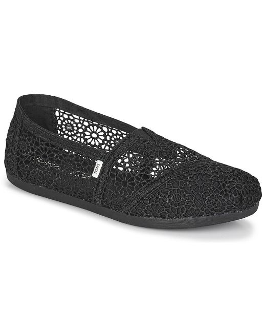 TOMS Black Alpargata Espadrilles / Casual Shoes