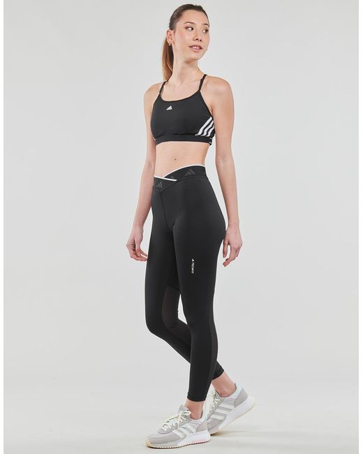 Adidas Black Sport Bras Aer Ls 3s