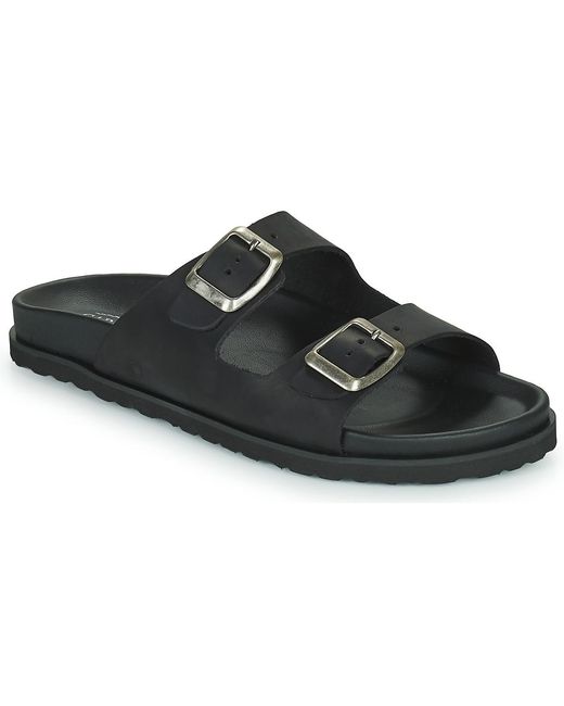 Carlington Black Jony Mules / Casual Shoes for men