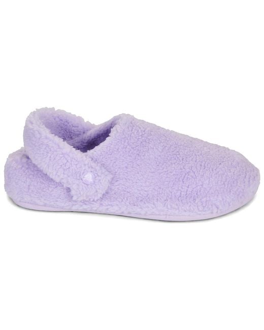CROCSTM Purple Flip Flops Classic Cozzzy Slipper