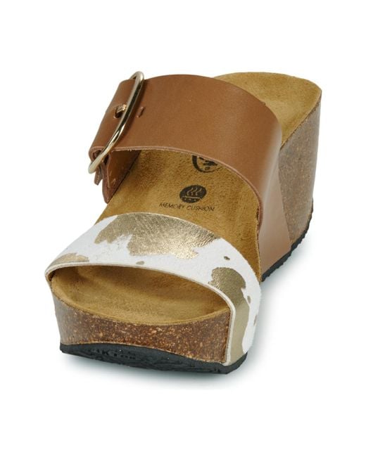 Plakton Brown Mules / Casual Shoes So Rock