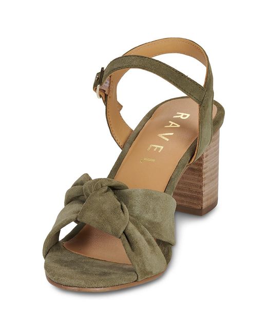 Ravel Metallic Heeled Sandals Balne
