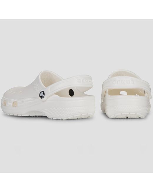 CROCSTM White Classic Clogs (shoes)