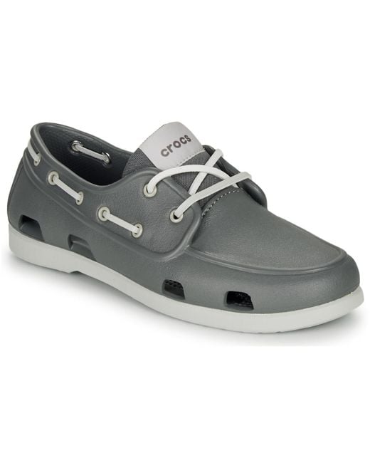 Crocs™ Gray Classic Boat Shoe M Boat Shoes for men
