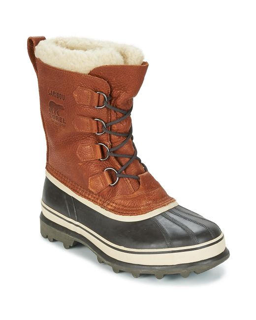 sorel men's caribou wool boot
