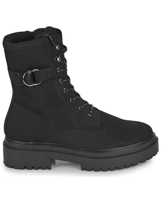 Moony Mood Black Mid Boots New07