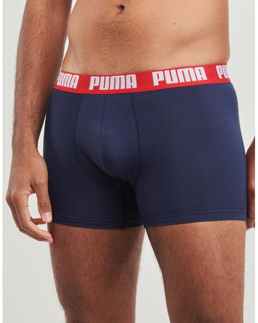 PUMA Blue Boxer Shorts Boxer X4 for men