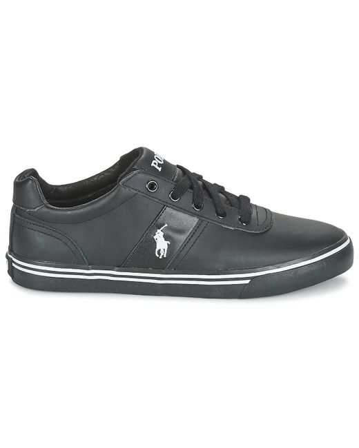 ralph lauren black trainers