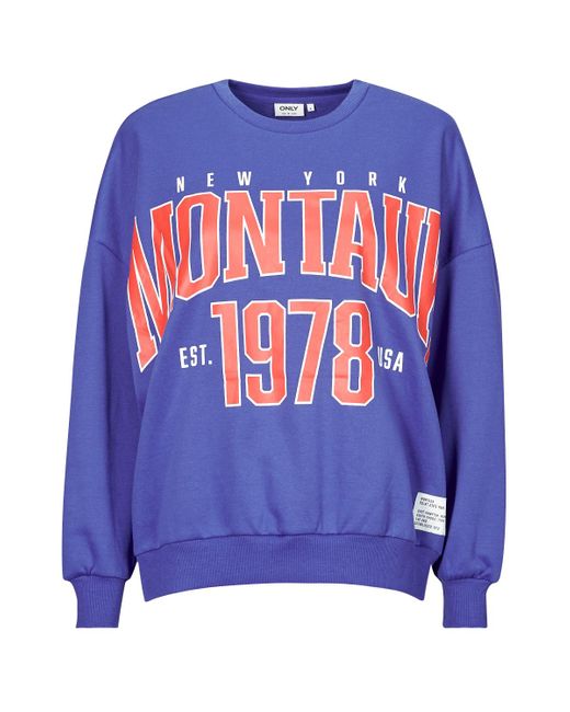 ONLY Blue Sweatshirts Onlailen