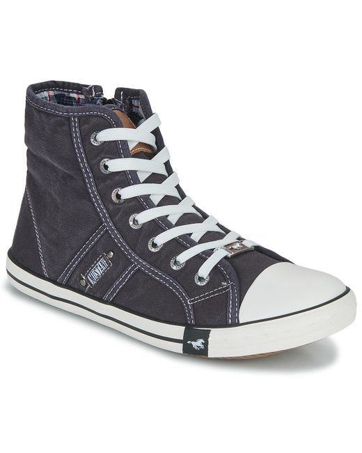 Mustang Blue Shoes (high-top Trainers) Gallego