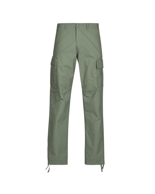 Jack & Jones Green Cargo Trousers Jpstkane for men