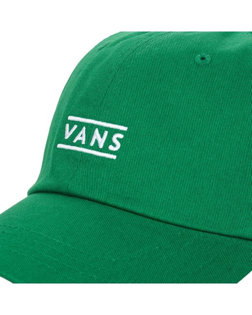 Vans Green Cap Half Box Curved Bill Jockey for men