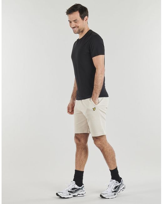 Lyle & Scott Natural Shorts Plain Sweatshort for men