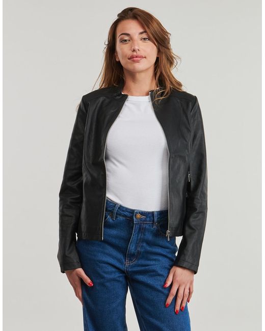 Moony Mood Black Leather Jacket Puiri